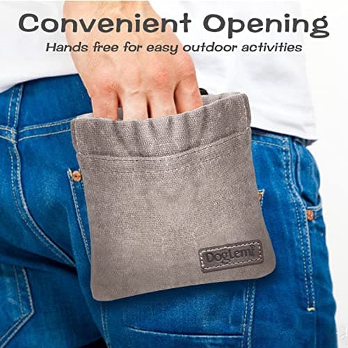 Sheryl&Rain Dog Treat Pouch, Dog Treat Bag with Carabiner, Magnetic Closure — view 6