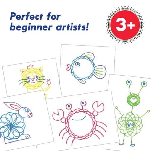 Spirograph Junior Set with Jumbo Pieces for Easy Creative Drawing — view 4