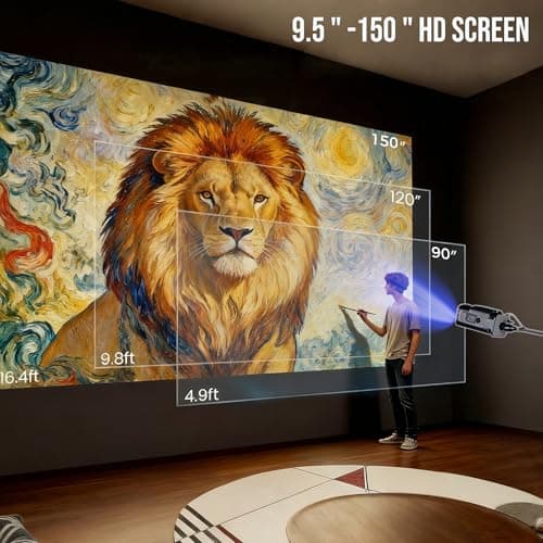 HI-REEKE Art Projector for Tracing, Smart Sketcher Drawing Projector Image on Wall and Canvas for Artists1 — view 6