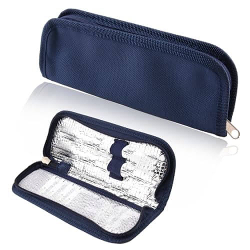 Pennle Insulin Cooler Travel Case, Small Portable Diabetic Insulated Bag
