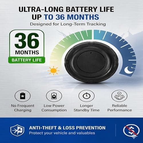 GPS Tracker for Cars – Car Tracker No Monthly Fee, Real Time GPS Tracker Vehicle Tracking Device, Mini Magnetic Hidden GPS Car Tracker UK, For Kids, Vans & Motorcycles, iOS & Android Compatible — view 5