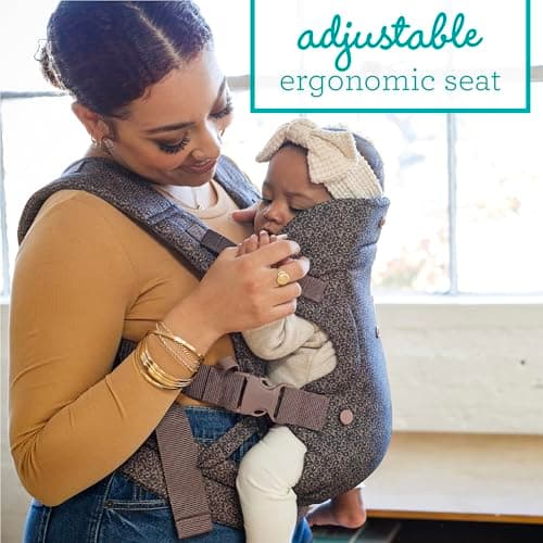 Infantino Flip Advanced 4-in-1 Baby Carrier - Ergonomic, Convertible, Face-in and Face-Out Front and Back Baby Carrier for Newborn to Toddler 3,6-14,5kg, Leopard — view 4