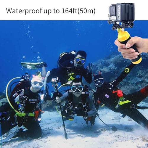 SOONSUN 450LM Waterproof Dive Light for GoPro Hero 13/12/11/10/9 Black — view 5