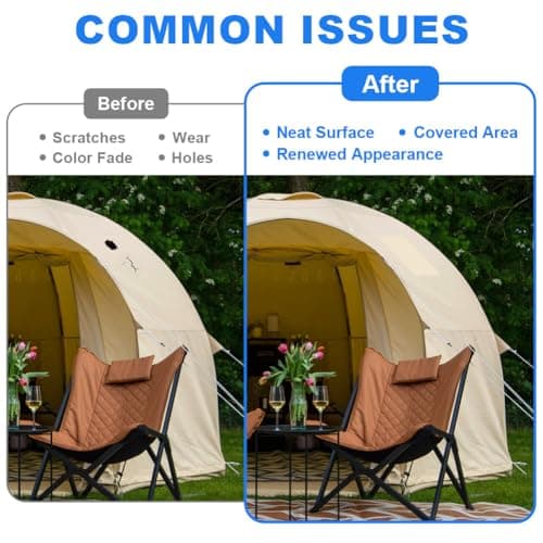 ANOMM Canvas Repair Patch, Self-Adhesive Fabric Patch(10 * 200cm, Beige) — view 5