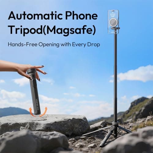 ULANZI MT85 Magnetic Tripod 59", Auto Pop Open Four-Leg Stand — view 2