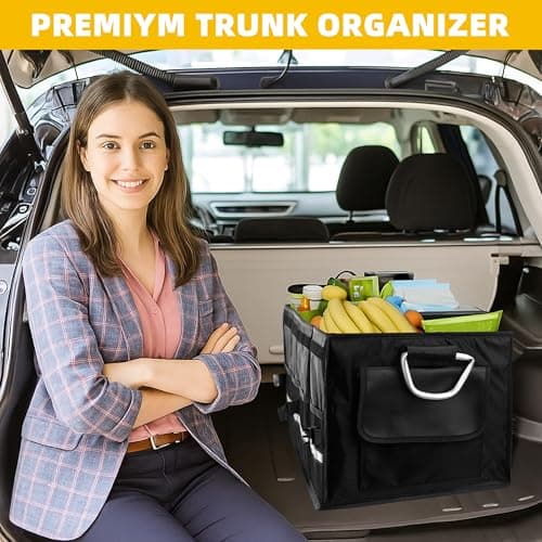 MUETKNYE Trunk Organizer for SUV Collapsible 1680D Waterproof — view 5