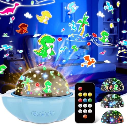 Dinosaur Toys for Boys,Dinosaur Kids Toys Night Light Kids age 3 4 5 6 Year Old Boy Girl Toddler Gifts for Christmas & Birthday Decoration Star Projector for Bedroom Gifts for 3-7 Year Old Boys Girls