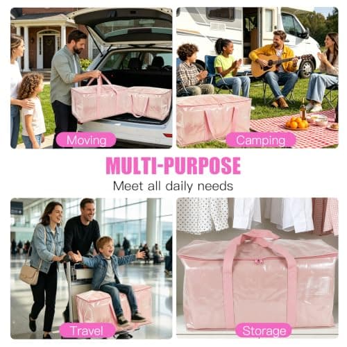 ZFWDSY Moving Bags 93 L,8-Pack Storage Bags Moving Boxes Alternatives — view 4