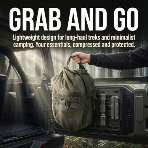 Compression Sack with Adjustable Cross Straps and Handle — view 3