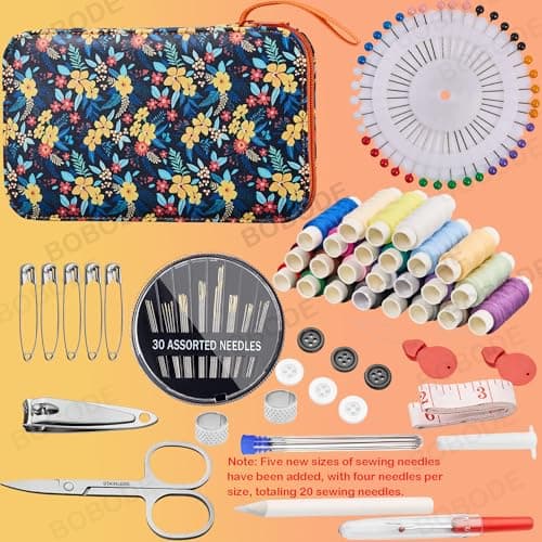 Bobode Travel Sewing Kit for Adults,Arts & Crafts, Emergency,Beginners — view 2