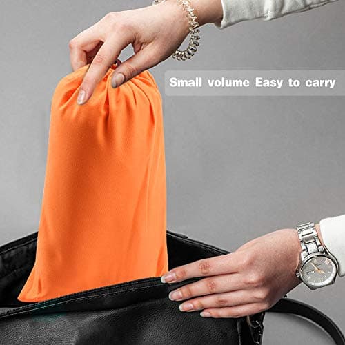 Sleeping Bag Liner, Travel & Camping Sheet for Adults, Lightweight and Compact - Comfortable Sleep Liners for Traveling, Hotel and Camping (Orange) — view 6