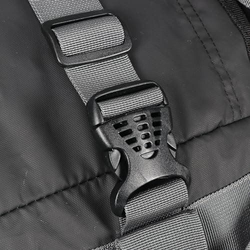 Eurohike Transit Cargo Bag with Multiple Carrying Options, Bag for Men & Women, Duffel, Holdall, Rucksack, Travel Luggage, Ideal for Camping, Holidays, Weekend Breaks & Sports (Black/Grey, 90 Litre) — view 5