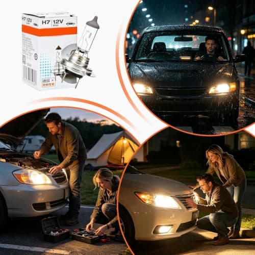 Head Light Bulb Universal Weatherproof Anti-Shock Head Lamps — view 4