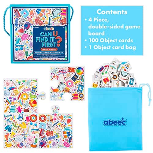 abeec Can U Find It First Travel Edition - Travel Games for Kids & Adults - Bingo Game - Board Games for 6+ Year Olds — view 3
