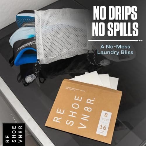 RESHOEVN8R Laundry Sheets - Eco-Friendly Shoe Wash Detergent — view 6