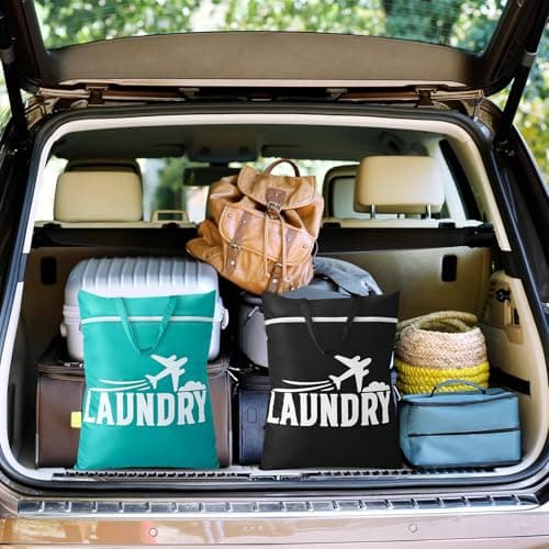 saerryor 2 Pcs Travel Laundry Bag with Handle — view 5