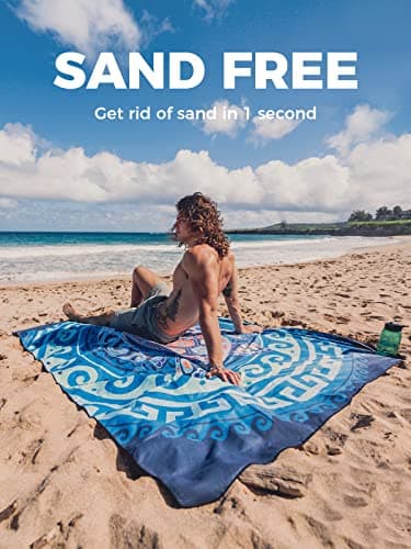 OCOOPA Beach Towel Microfiber, Extra Large 178cm*80cm Oversized Travel Towel- Quick Dry, Sand Free, Compact, Lightweight-Beach Accessories — view 3