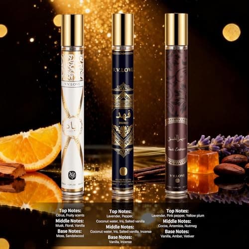 Men's Fragrance Gift Set, 6 x 35ml Long-Lasting Perfume Gifts for Men, Luxury Men's Eau de Toilette, Travel Size Cologne & Aftershave Collection Sets for Him Birthday Anniversary Valentine Christmas — view 3