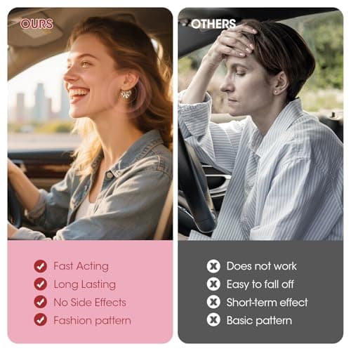 MQ Motion Sickness Patches-33 Count,Travel Sickness Patches Non-Drowsy,Fast Acting & Long Lasting 72H,Sea Sickness Patch for Cruise,Car, Air Travel,Leopard Pattern — view 5