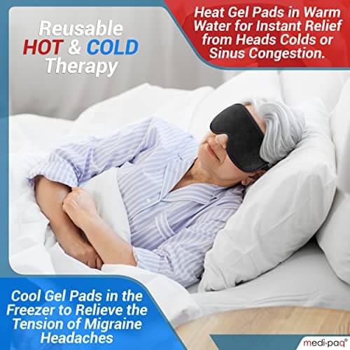 Medipaq Magnetic Gel Eye Mask, Hot or Cold Cooling Sleep Mask — view 3