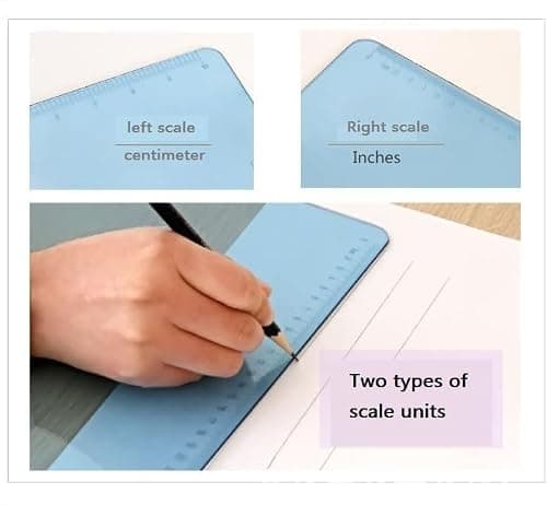 Sijihua Clipboard Folder Board Office Folder with Heavy Duty Clip (2 Packs) A4 Clear Blue + Green — view 4