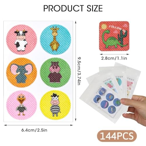 Mosquito Repellent Stickers with 24 Patterns — view 2