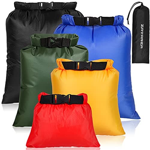 ZAVAREA Waterproof Dry Bag Set,5 Pack,1.5L-6L,Lightweight,Multicolor