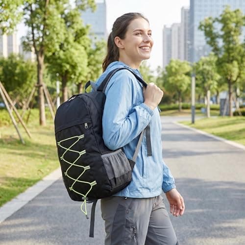SINJAETRQ Foldable Lightweight Backpack, 30L Waterproof Rucksack for Men and Women, Durable Travel Daypack for Hiking, Camping, Cycling and Outdoor Adventures — view 6