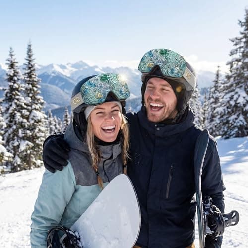 GogglesCover Ski Goggles Protective Cover, Ocean Creatures Design — view 5