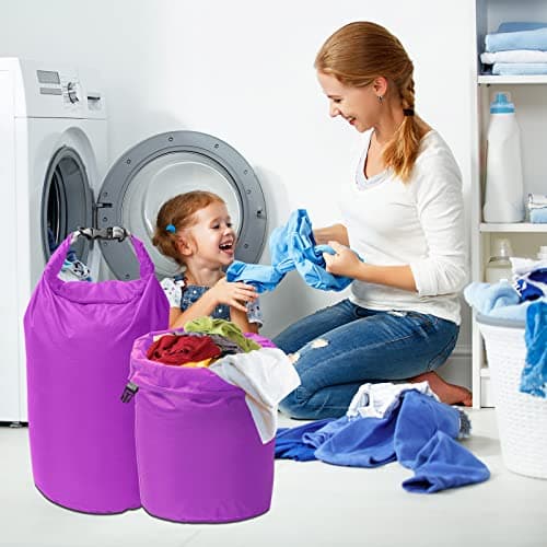 Desoto 2 Pcs Dry Bags Waterproof Dry Sack Boat Dry Bag Set (20L Purple) — view 5