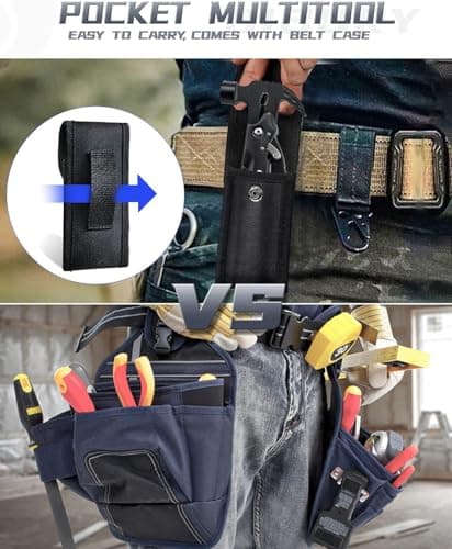 BIBURY Mini Hammer Multitool,Gifts for Men,Outdoor Accessories Camping Tool — view 6