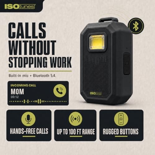 ISOtunes Sidekick Mini Portable Bluetooth Speaker w/Microphone for Travel — view 5