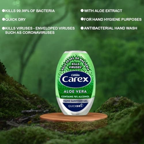 Katsy Style Hand Sanitiser Gel - Antibacterial, Aloe Vera, Gel Form - 50ml Bottle, Pack of 4 - Personal Hygiene Solution for Hands — view 4