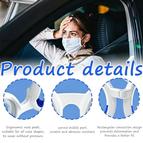 2Pcs Motion Sickness Glasses, Travel Sickness Glasses, Car Sickness Glasses, Two Pairs of Anti Motion Sickness Smart Glasses for Car Travel, Boat Trips, Airplane Journeys, Blue — view 3