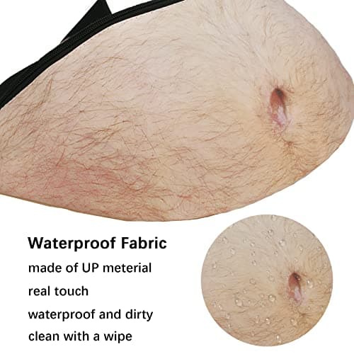 Secret Santa Gifts for Men,Belly-Shape Waist Bag,Funny Gifts for Men Him — view 4