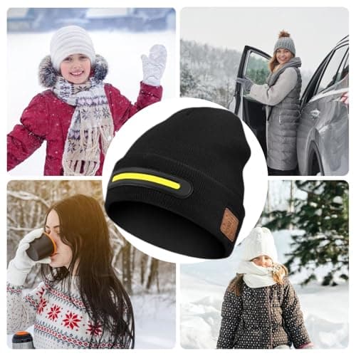 Wireless Hat Knitted Warm Night Safety — view 5