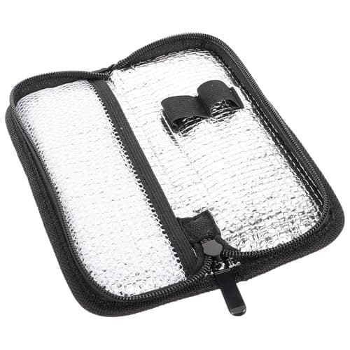 HAKIDZEL Portable Insulin Travel Case Back to School Black Oxford Cloth
