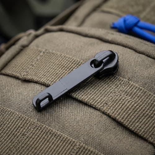 TOYANDONA 5pcs Nylon Suitcase Zipper Pull Replacement Lock Hole Black — view 6