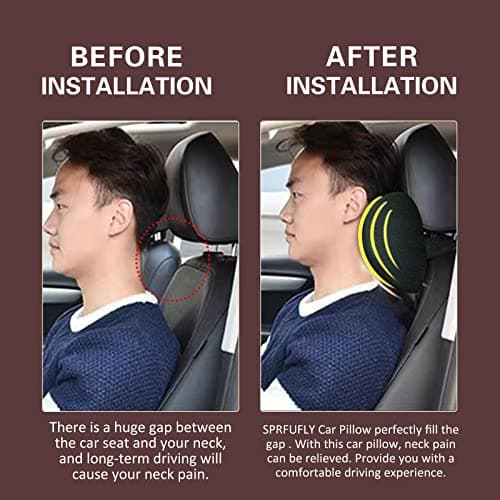 Super Comfy Car Headrest Pillow, Softness Car Pillow for Neck Pain Relief — view 5