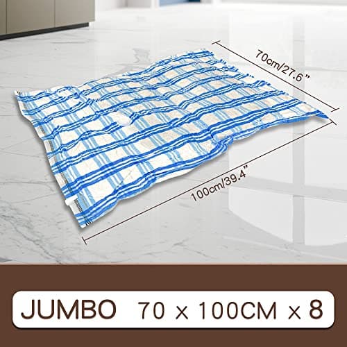 STORAGE MASTER Vacuum Storage Bags, Space Saver Bags 80% More Storage Space, With Hand Pump (8, Jumbo) — view 2