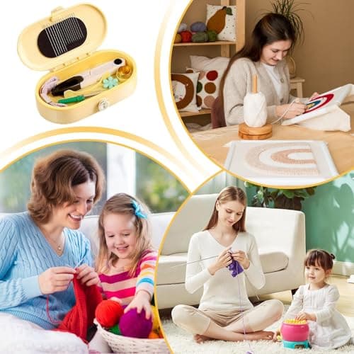 Sewing Kit Travel 21 Pieces Portable Storage Box Stitching Supplies — view 4