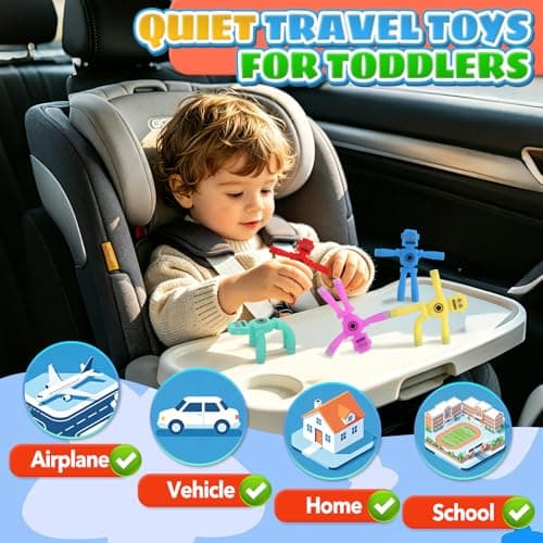 10Pcs Magnetic Travel Toys, Magnetic Robot Fidget Toys for Kids — view 6