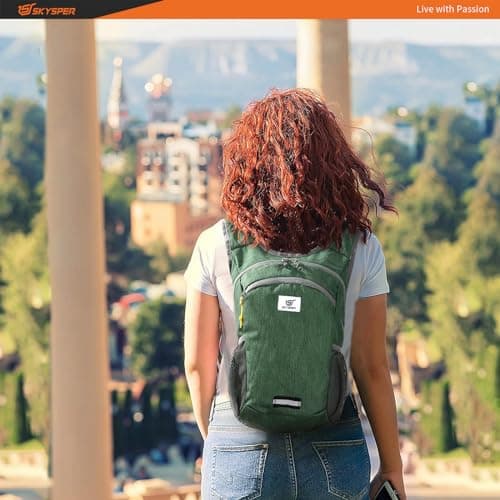 SKYSPER 10L Hiking Backpack Lightweight Packable Back Pack Small Travel Daypack for Women Men Foldable Outdoor Rucksack — view 6