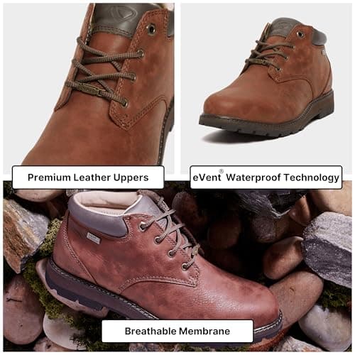 Brasher Men's Country Traveller Waterproof Leather Walking Shoes, Men's Hiking Shoes, Hiking & Outdoor Recreation Footwear, Brown, UK9 — view 2
