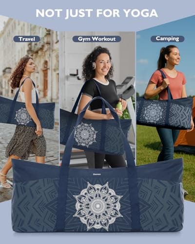 Gonex Yoga Mat Bag 60L Extra Large Pilates Mat & Blocks Carrier — view 6