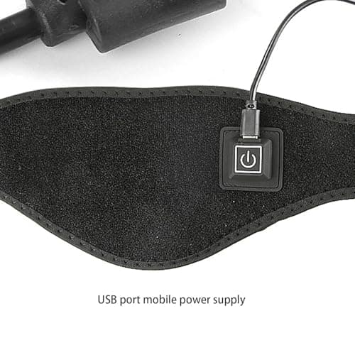 AKLOSIPY Winter Heated Neck Brace for Men and Women, 3-Temperature USB-Powered Neck Warmer with, Portable Electric Wrap for Home, Travel, Office, and Outdoor Use — view 3