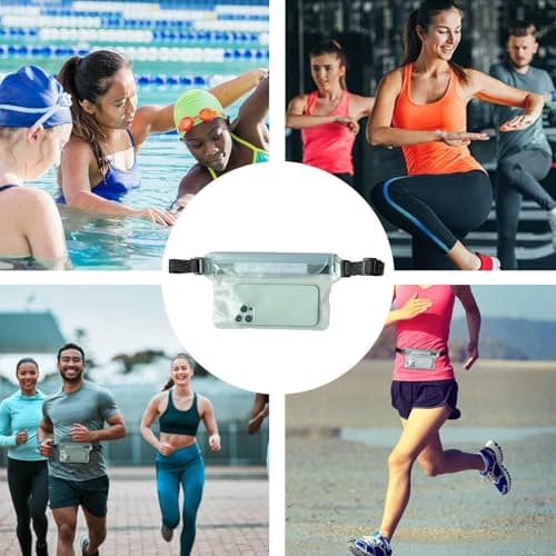 Waterproof Phone Pouch - Phone Tablet Waist Bag, Waterproof Secure Storage Pouch, Floating Beach Travel Case, Durable Heavy Duty Phones Protection Gear | Daily Items Made for Swimming Activity Needs — view 2