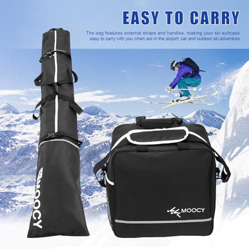Snowboard and Boot Bag, Padded Ski Storage Box Waterproof, Snowboard Bag — view 3