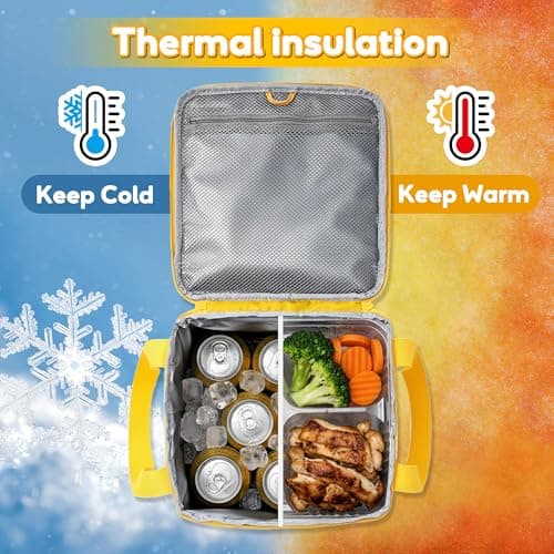 GwaOery Cooler Bag Insulated Picnic Thermal Food Delivery Bag,10L — view 3