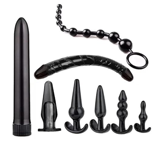 8-Pack Black Soft Silicone Hip Trainer